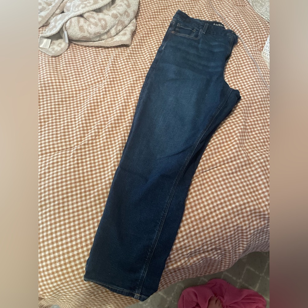 American Eagle straight stretch jeans